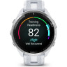 Часы GARMIN FORERUNNER 965 TITANIUM BEZEL WITH WHITESTONE CASE AND WHITESTONE/POWDER GRAY SILICONE BAND 010-02809-11